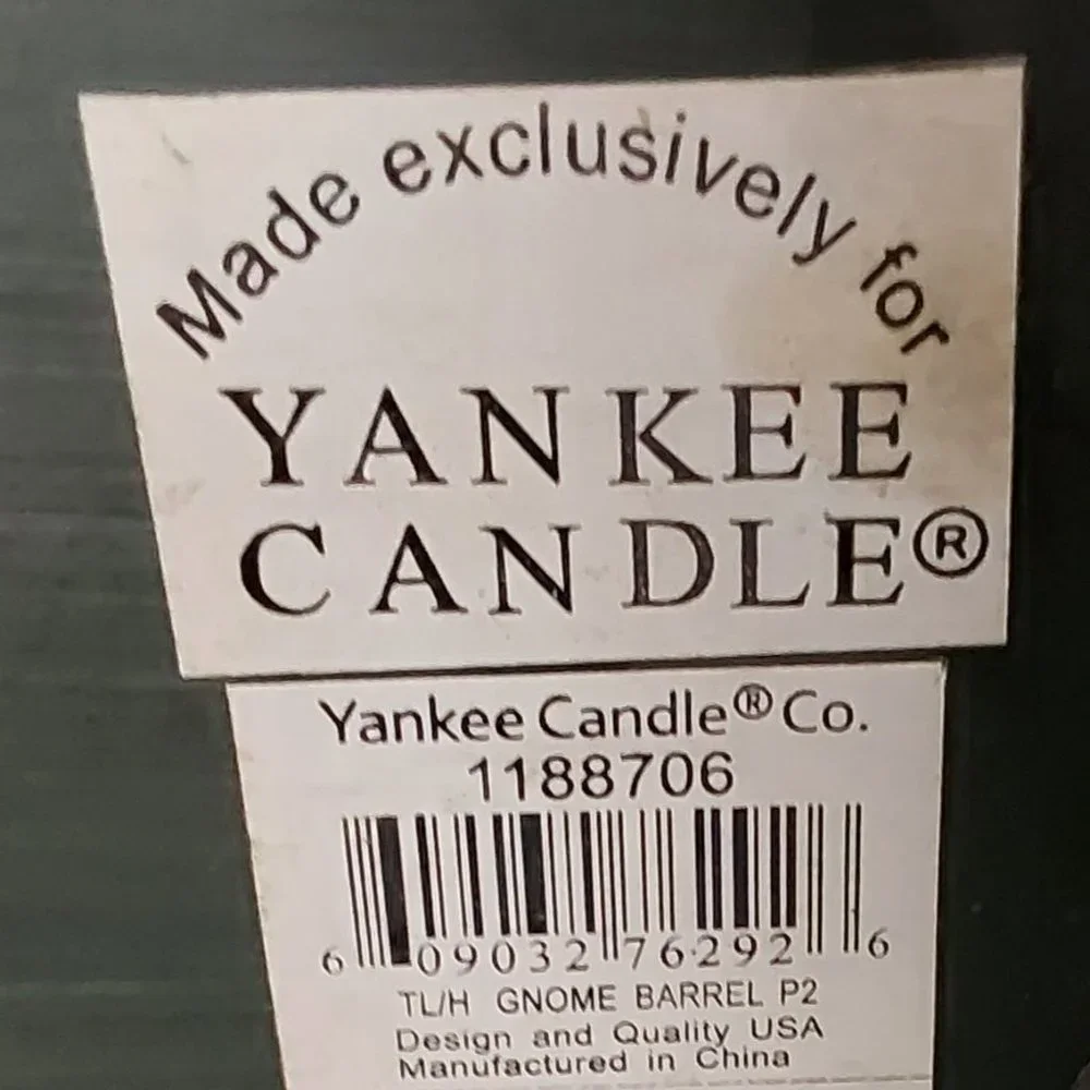 Yankee Candle Gnome‎ with Wheelbarrow